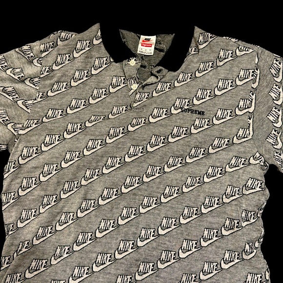 Nike Supreme Jacquard Polo Shirt - Picture 1 of 3